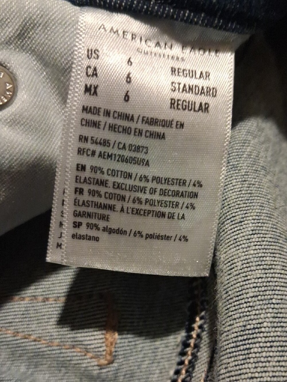 American Eagle Outfitters Women's Light Blue Slim Jeans - Picture 2 of 5